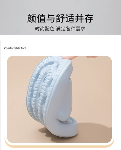 Stepping on excrement feeling sandals and slippers women's summer new home non-slip bathroom home men's eva cool tray factory wholesale cross-border