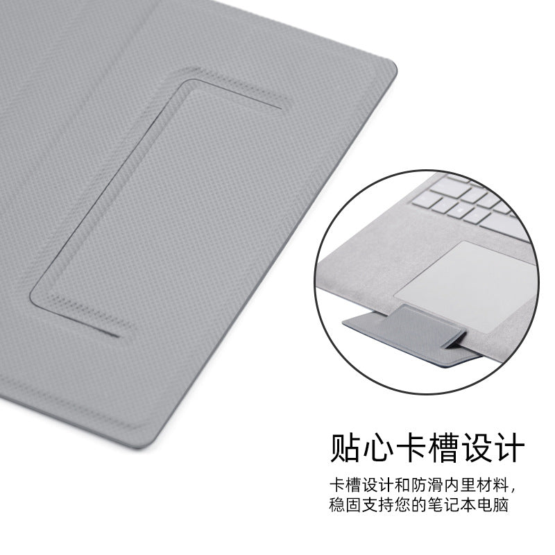 Laptop Folding Stand Desktop Heightening Cooling Portable Creative Folding Pu Laptop Stand Bracket