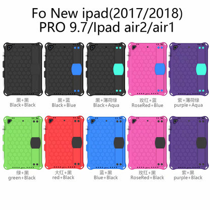 Applicable to iPad air4 10.9 honeycomb protective case ipad9.7 tablet computer case 10.2 strap protective case