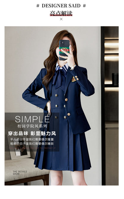Kindergarten teacher garden clothes interview clothing dress suit group kindergarten teacher fashion temperament early education overalls women