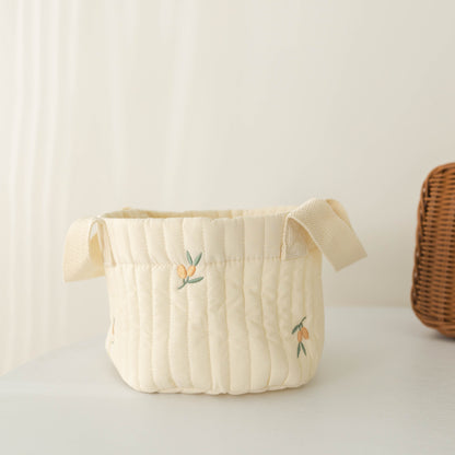 Ins Storage Basket Baby Diaper Clothes Toy Fixing Bag Bedding Storage Multi-use Storage Bag
