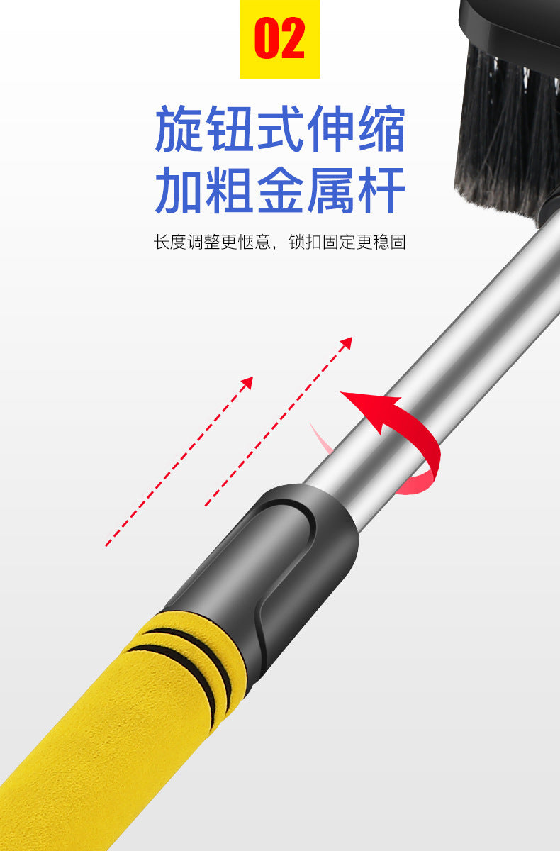 Car Snow Shovel, Three-In-One Telescopic Snow Shovel, Snow Brush for Car, Ice Scraper, Snow Scraper Board
