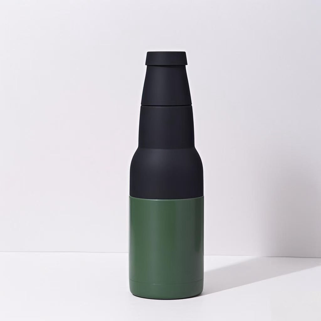 Cross-Border 12oz Double-Layer Vacuum Cold Storage Tank 304 Stainless Steel Beer Tank Outdoor Portable Car-Mounted Coke Tank Wholesale