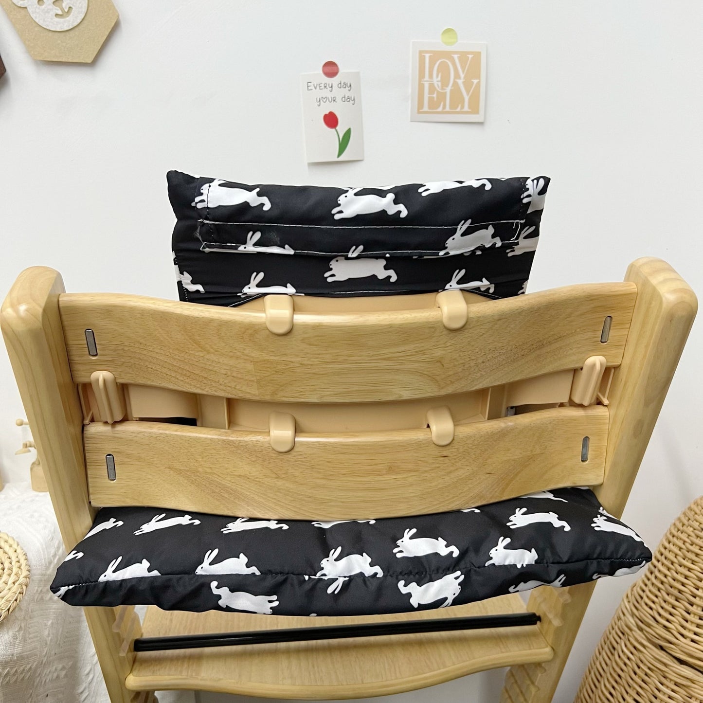 Ins Nordic Style Baby Dining Chair Children's Growth Chair Cushion Baby Dining Chair Cushion Waterproof and Urine-proof Sitting