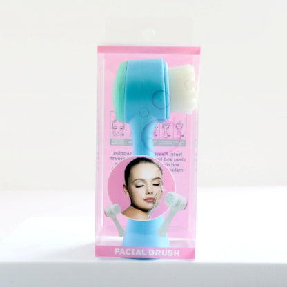 3D Silicone Double-sided Cleansing Brush Silicone Face Washing Brush Soft Hair Cleansing Brush Cleaning Pore Face Washing Instrument Massage Artifact