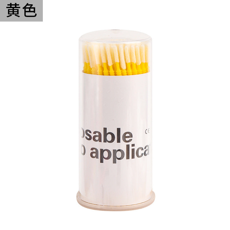 New wholesale long head cotton swab eyelash tattoo nail cleaning cotton swab eyelash disposable long thread cotton swab