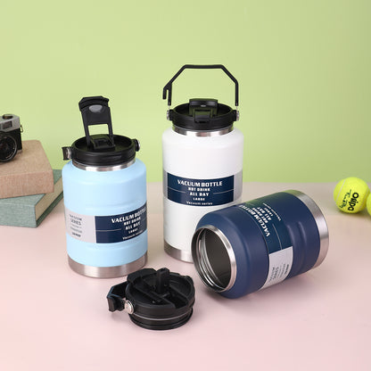 Cross-Border New 304 Stainless Steel Thermos Cup Large Capacity Ton Barrel Outdoor Portable Ice Bucket Wholesale