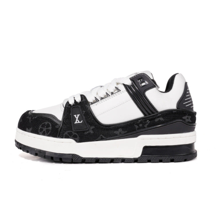 Putian came to the physical store quality l Trainer small fat ding v thick bottom bread shoes l lovers shoes