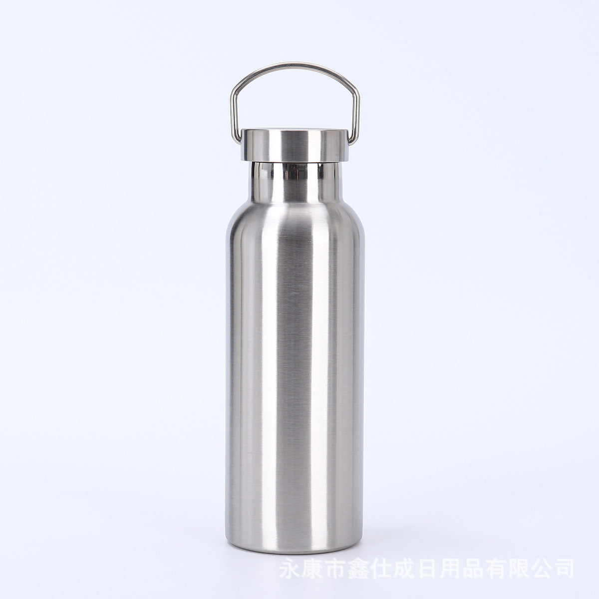 Cross-border factory direct sales 304 stainless steel American thermos portable single and double layer outdoor mountaineering water bottle