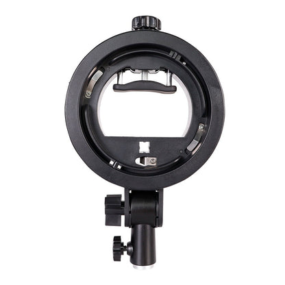 Factory Direct Sales Hot Shoe Lamp Holder Round Short Handle S Chuck Flash Light Stand Baorong Exquisite Mouth Base S Bracket