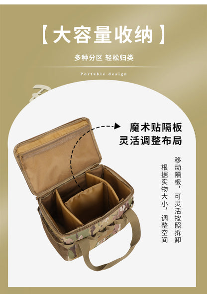 in stock Niuniu Outdoor Camping Storage Bag Large Capacity Camouflage Handbag Tear Resistant Material Tactical Bag Wholesale