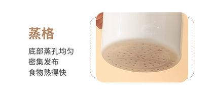 Shake the sound net red electric cooker portable soup porridge artifact 1.2L stainless steel electric cooker multifunctional reservation lifting