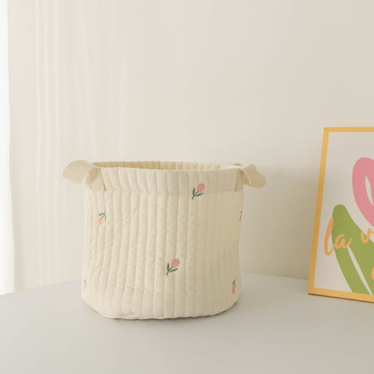 Ins Storage Basket Baby Diaper Clothes Toy Fixing Bag Bedding Storage Multi-use Storage Bag