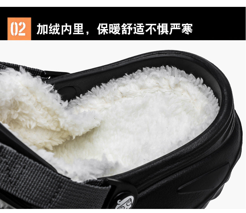 Cotton Slippers for Home, High-End Outer Wear, 2025 Winter New Cross-Border Cotton Shoes Manufacturer Wholesale Cotton Tow