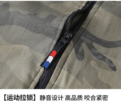 Summer Pure Cotton Thin Work Clothes Set for Men and Women Stretch Camouflage Clothing for Welders Wear-resistant Work-protection Clothing Casual Suit