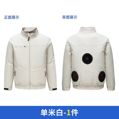 Cross-border New Smart Air-conditioning Clothing Jacket Clothes with Fan Outdoor Work Uniform Labor Protection Duty Fan Clothing