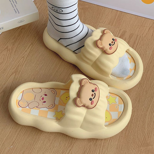 Women's spring and summer new thick-soled sandals and slippers for wearing cartoon PVC non-slip casual soft-soled sandals and slippers wholesale by PDG ibma