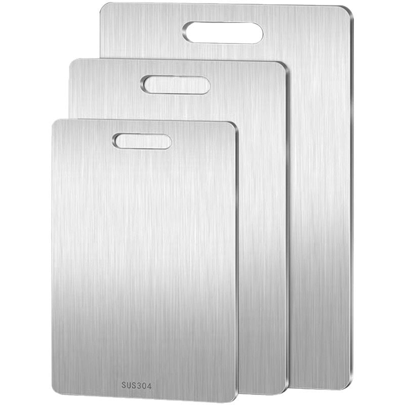 Antibacterial Stainless Steel Cutting Board Thickeneded Moisture-Proof Cutting Board Extra Large Mildew-Proof Chopping Board Home Kitchen Large Chopping Board Panel