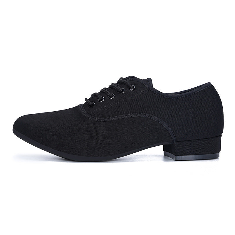 Oxford Cloth Latin Dance Shoes Men's Square Dance Shoes Adult Modern Dance Shoes Soft Bottom Social Dance Shoes Dance Shoes 2025