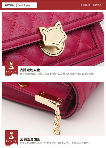 Chain Bag Women's 2024 New Trendy Fashionable Black Rhomboid Shoulder Crossbody Small Square Bag High-grade Commuter Shoulder Bag