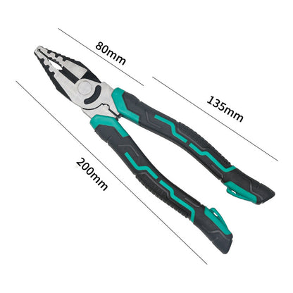 Multifunctional wire stripping pliers pointed mouth miter pliers 8 inch vice electrical wire stripping pliers eccentric labor-saving and durable