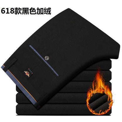 28-40 Summer New Men's Casual Pants Slim-fit Elastic Small Straight Korean Style Suit Pants Men's Pants