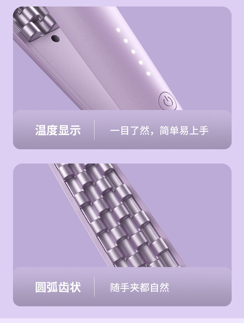 Arc Teeth Fluffy Splint Tin Paper Perm Pad Hair Short Small Lazy Man Artifact Male Hair Root Ironing Iron Curling Rod Female