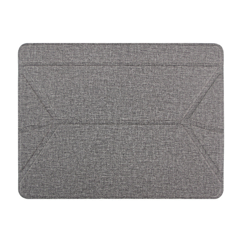 Laptop Leather Folding Stand, Cooling, Portable Desktop, Dual-Angle, Creative, Portable, Invisible Folding Stand