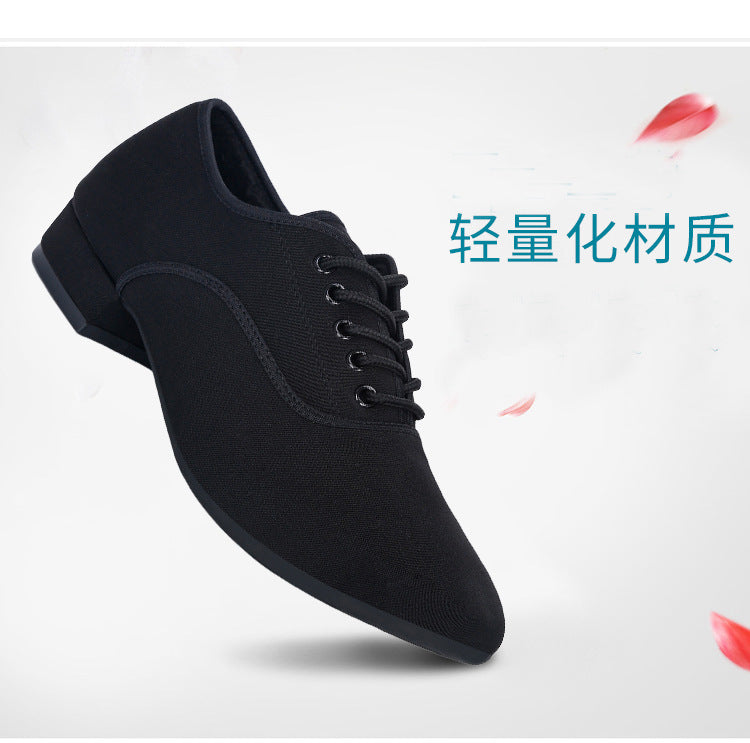 Oxford Cloth Latin Dance Shoes Men's Square Dance Shoes Adult Modern Dance Shoes Soft Bottom Social Dance Shoes Dance Shoes 2025