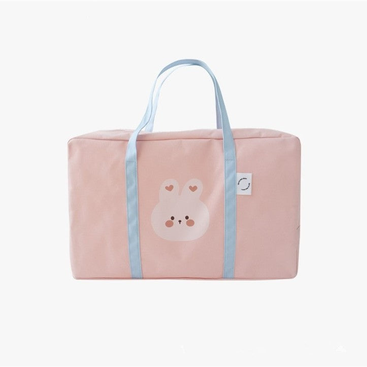Ins Animal Head Kindergarten Bedding Storage Bag Organizer Bag Large Capacity Packing Bag Portable Travel Storage