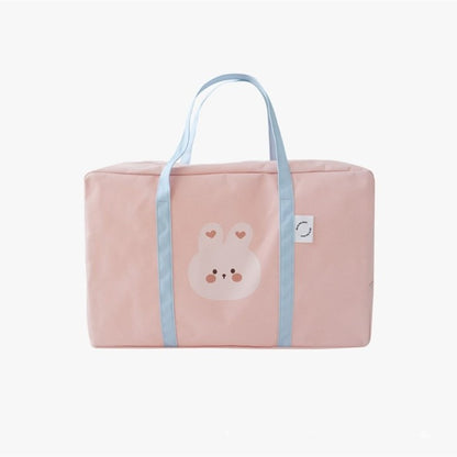 Ins Animal Head Kindergarten Bedding Storage Bag Organizer Bag Large Capacity Packing Bag Portable Travel Storage
