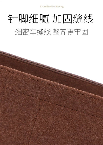 Suitable for Lv Carryall Inner Bag, Medium-Sized Handbag Organizer Storage Bag with Lining