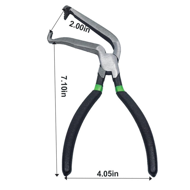 Red and black elbow 60 degree power-off pliers bolt pliers multi-purpose pliers car oil pipe separation harness pliers cross-border pliers