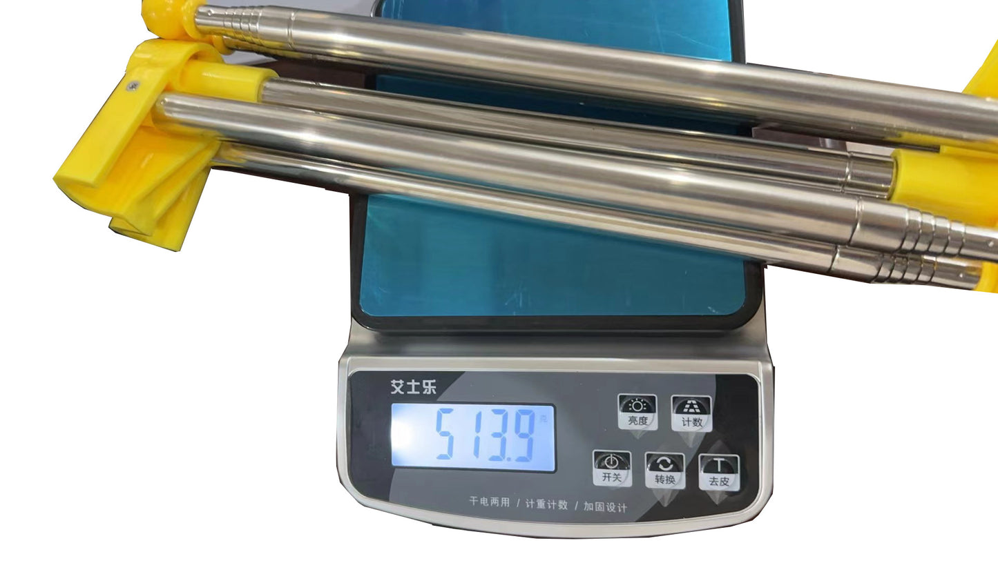 Portable Telescopic Folding Drying Rack Stainless Steel Telescopic Folding Hanger Household Bold Travel Clothes Bar