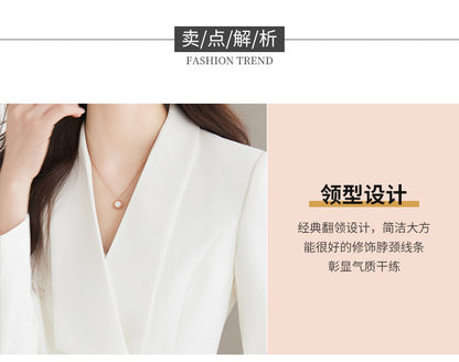French Hepburn Style Small Black Dress High Sense High Cold Royal Sister Fried Street Small Fragrance Style Pleated Professional Suit dress Summer