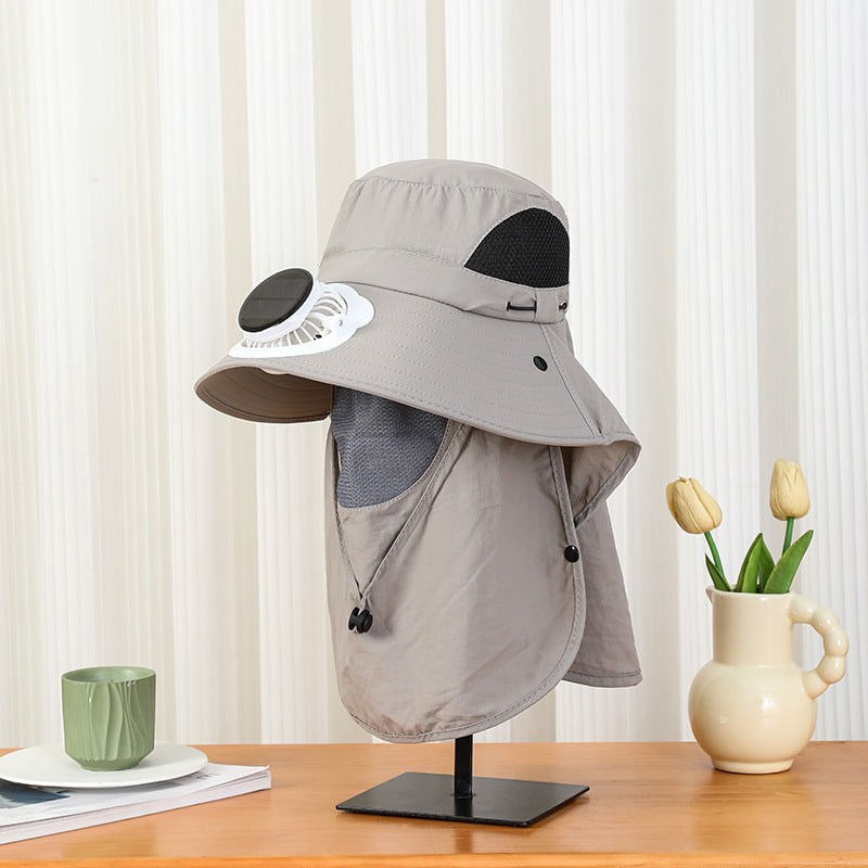 New Sun Hat for Men and Women in Summer, Uv Protection, Neck Protection, Sun Protection, Solar Fan Hat, Outdoor Mountaineering Fisherman Hat