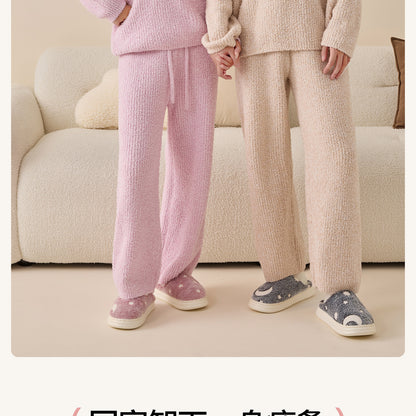 Starry Sky Cotton Slippers for Home Autumn/Winter 2026 New Indoor Warm Plush Winter Slippers for Women Home Use