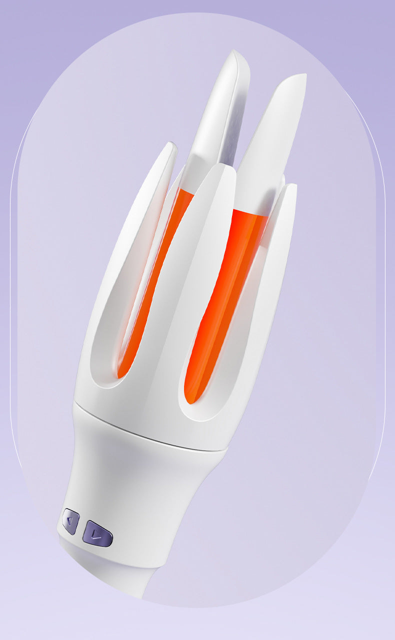 Full-automatic double card slot curling irons artifact lazy people do not hurt their hair electric rotating big wave dormitory lasting shaping