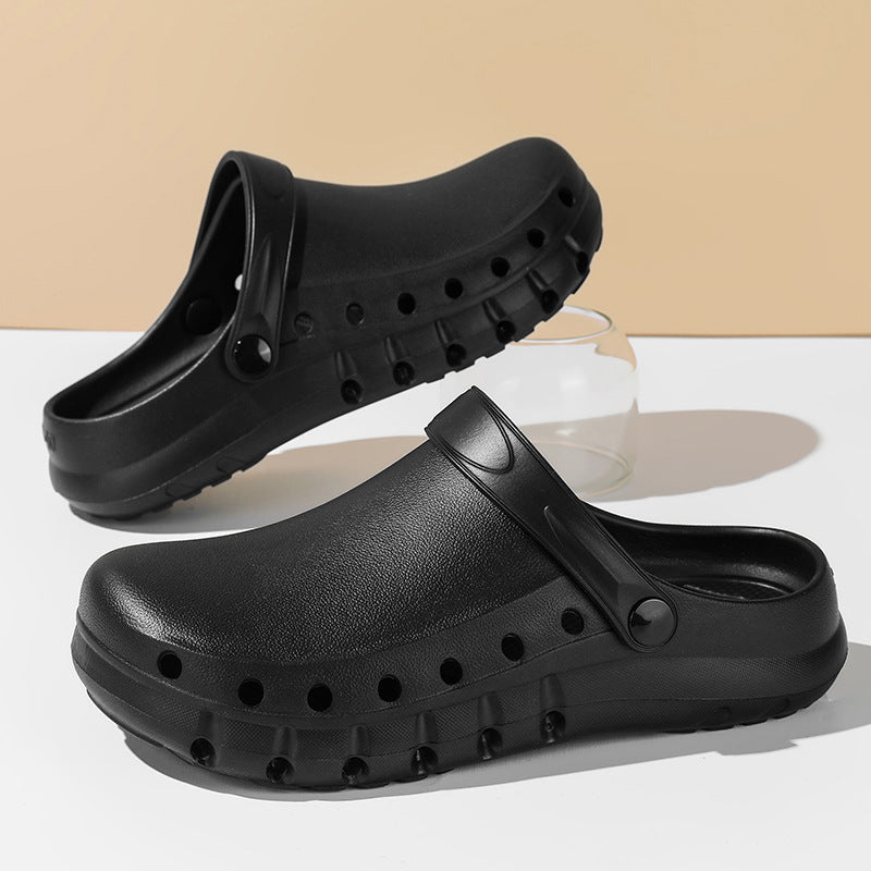 Wholesale Chef Shoes, Non-Slip Kitchen Shoes, Work Shoes, Oil-Proof, Waterproof, Wear-Resistant Safety Shoes, Protective Shoes, Toe-Toe Labor Protection Shoes
