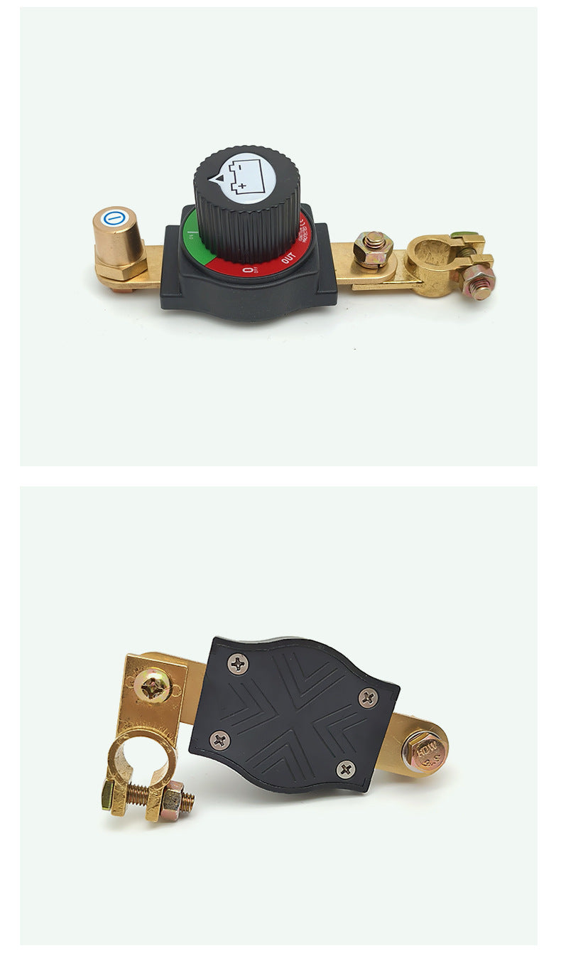 New Detachable Knob Power-Off Switch with Adjustable Angle 12V24V Car and Truck Anti-Leakage Power Supply Main Switch