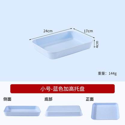 Commercial Deepening Tray Rectangular Kindergarten Plastic Storage Tray for Hot Pot Food Preparation Tray with Marinated Flavor Marinated Dishes Display Tray
