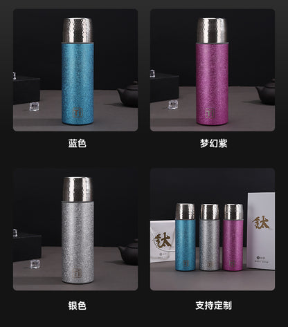 New High-Looking Pure Titanium Insulated Titanium Cup, Light Luxury and High-End Business Gift Water Cup, High-End Household Tea Cup