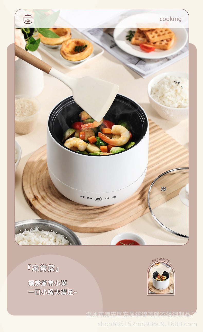 Mini Electric Rice Cooker Small Intelligent Multi-functional Household Dormitory Electric Non-stick Cooker Electric Rice Cooker Small Electric Cooker