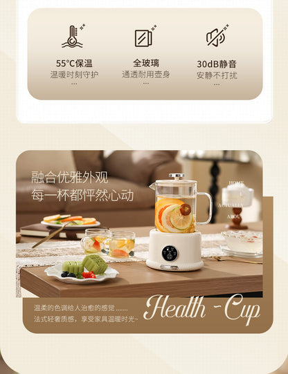 Factory Direct Sales Gift All-Glass Multi-Functional Home Small Office Mini Health Pot Health Cup Boiling Cup