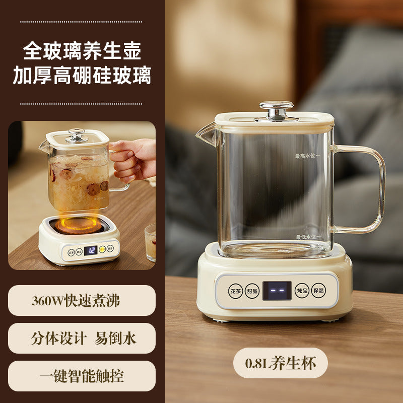 Health Pot Multi-functional New Household Glass Kettle Small Office Tea Maker Dormitory Flower Tea Pot Gift