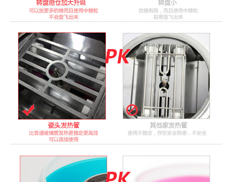 Household Cotton Candy Maker DIY Automatic Cotton Candy Maker Children's Fun Cotton Candy Maker