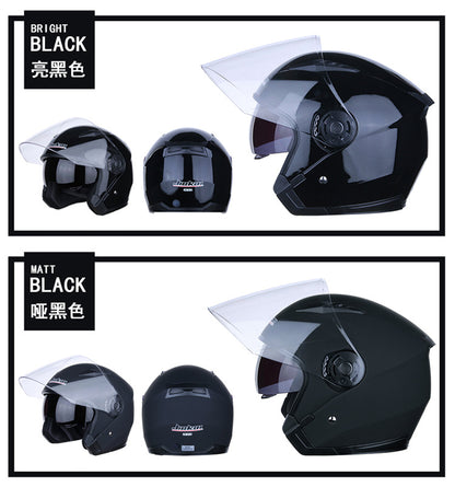 Cross-border electric car helmet half-helmet four-season general-purpose men's and women's half-covered helmet (foreign trade model)