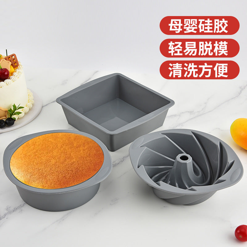Food Grade Silicone Bread Chiffon Toast Mold Cake Pan Easy to Demould DIY Baking Silicone Cake Mold