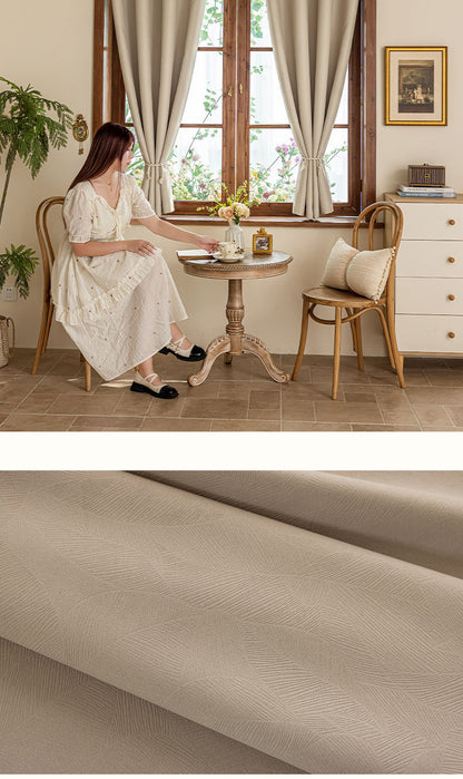 A set of simple small curtain sunshade sunscreen heat insulation rental room