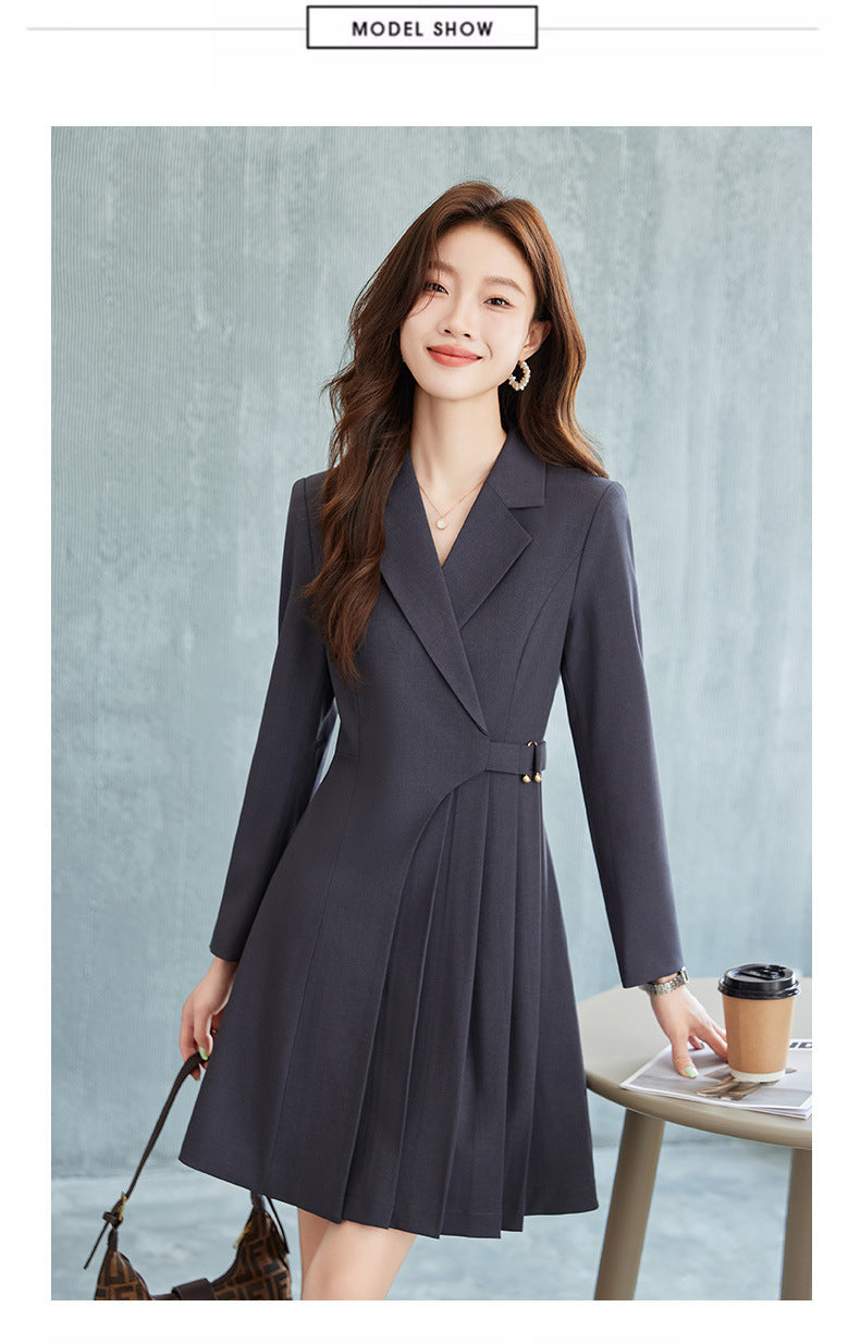 Gao Ding Light Luxury Suit dress Women's 2024 New Business Wear Business Commuter Gold Store Sales Department Work Clothes